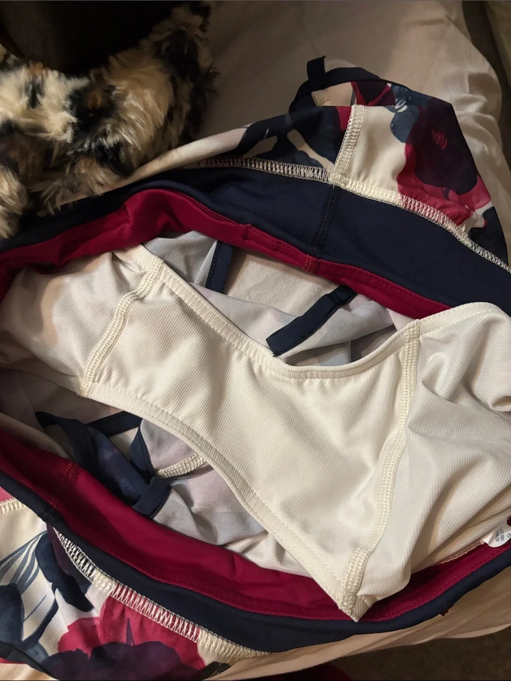 lululemon athletica Floral Athletic Shorts in Navy and Pink